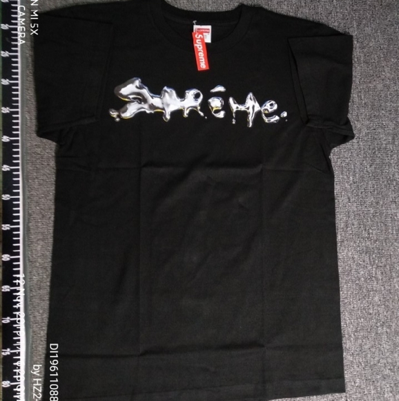 supreme liquid tee black
